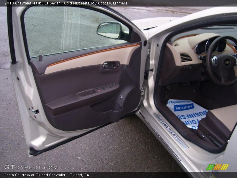 Gold Mist Metallic / Cocoa/Cashmere 2010 Chevrolet Malibu LT Sedan