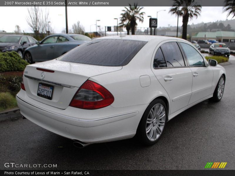 Arctic White / Cashmere 2007 Mercedes-Benz E 350 Sedan