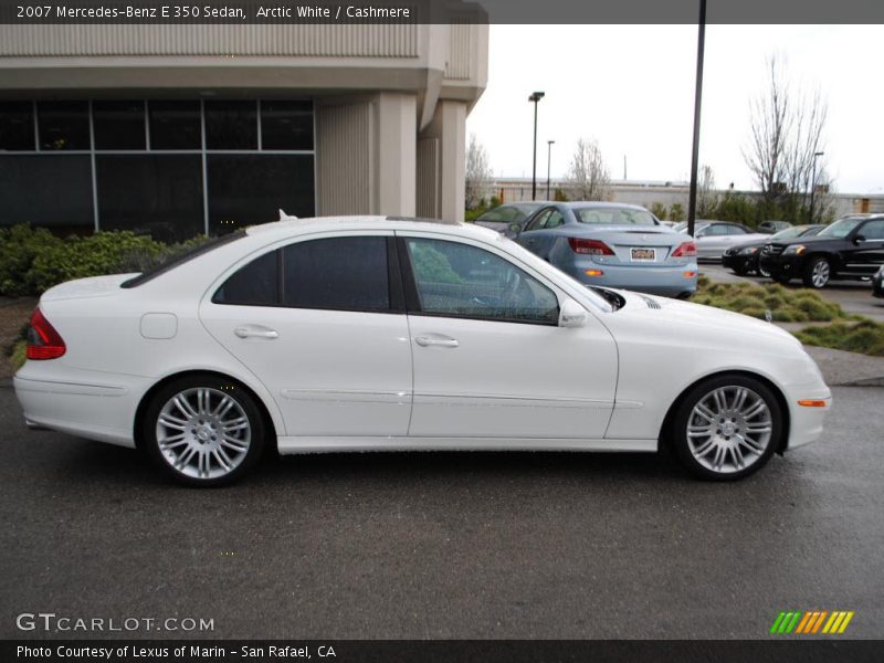 Arctic White / Cashmere 2007 Mercedes-Benz E 350 Sedan