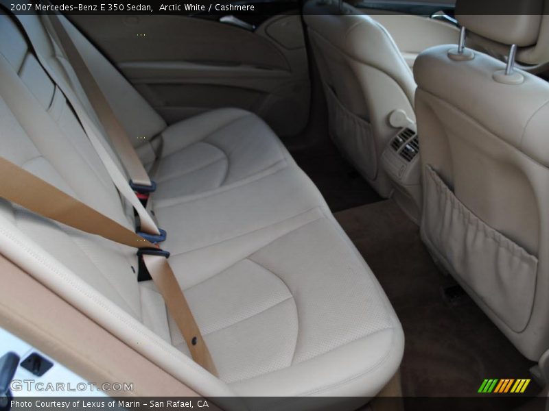 Arctic White / Cashmere 2007 Mercedes-Benz E 350 Sedan