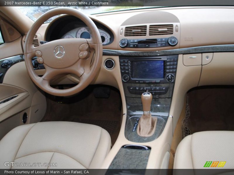 Arctic White / Cashmere 2007 Mercedes-Benz E 350 Sedan