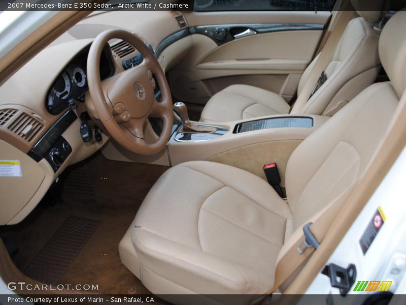 Arctic White / Cashmere 2007 Mercedes-Benz E 350 Sedan