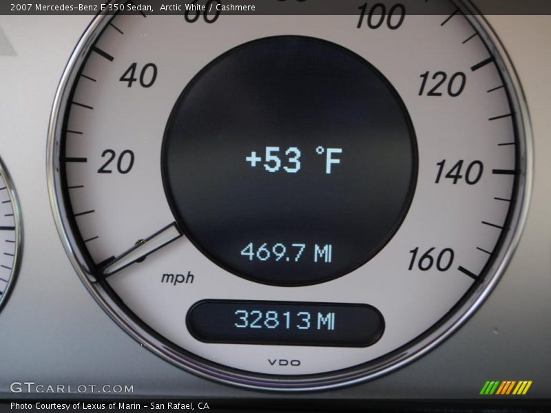 Arctic White / Cashmere 2007 Mercedes-Benz E 350 Sedan
