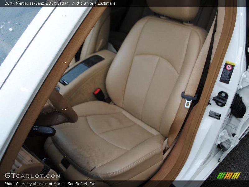 Arctic White / Cashmere 2007 Mercedes-Benz E 350 Sedan