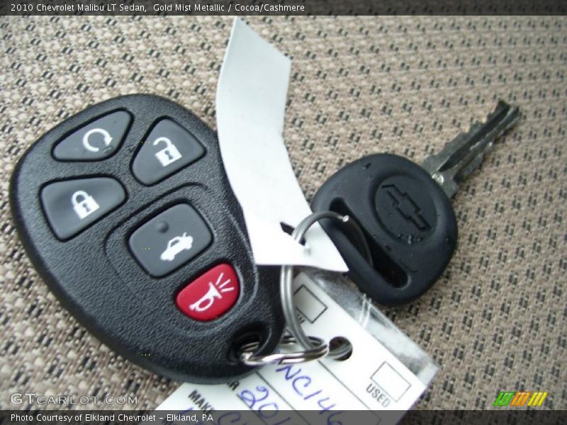 Gold Mist Metallic / Cocoa/Cashmere 2010 Chevrolet Malibu LT Sedan