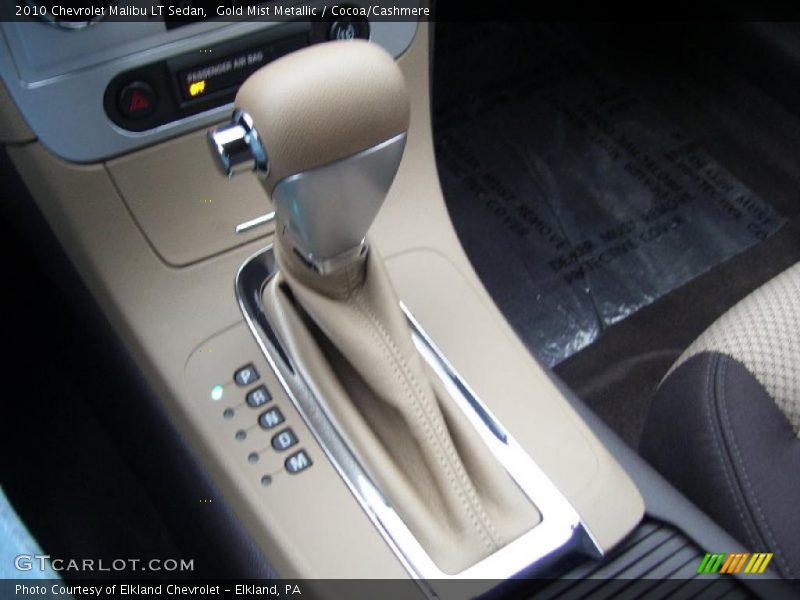 Gold Mist Metallic / Cocoa/Cashmere 2010 Chevrolet Malibu LT Sedan
