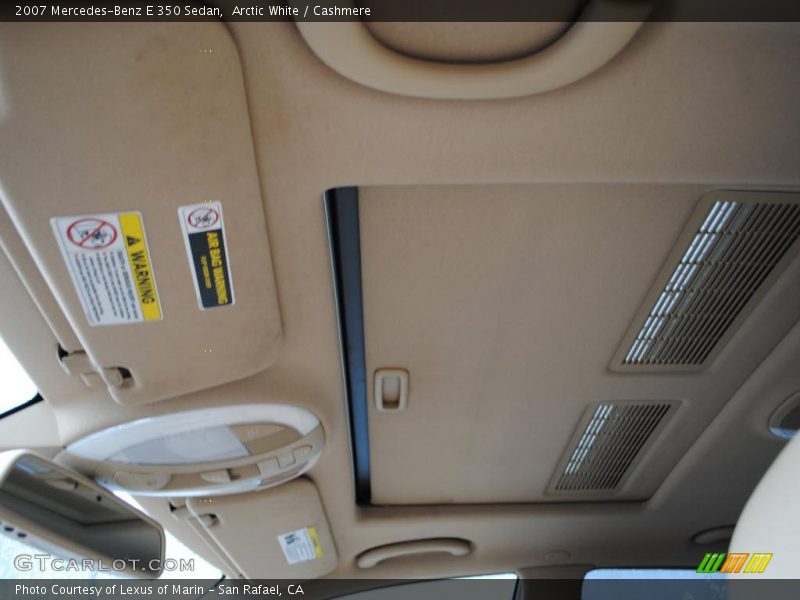 Arctic White / Cashmere 2007 Mercedes-Benz E 350 Sedan