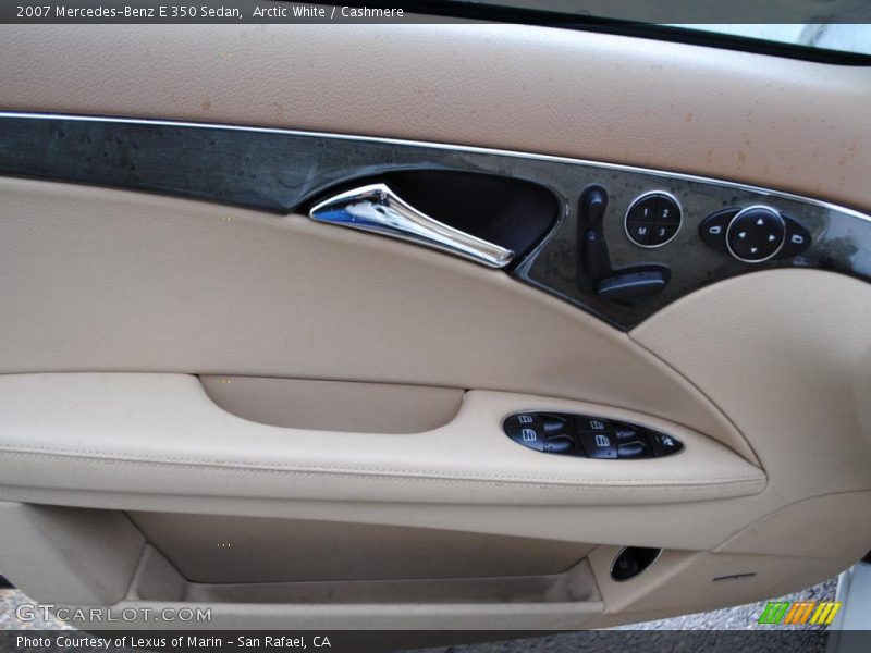 Arctic White / Cashmere 2007 Mercedes-Benz E 350 Sedan