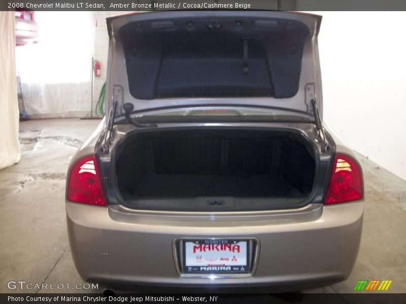 Amber Bronze Metallic / Cocoa/Cashmere Beige 2008 Chevrolet Malibu LT Sedan