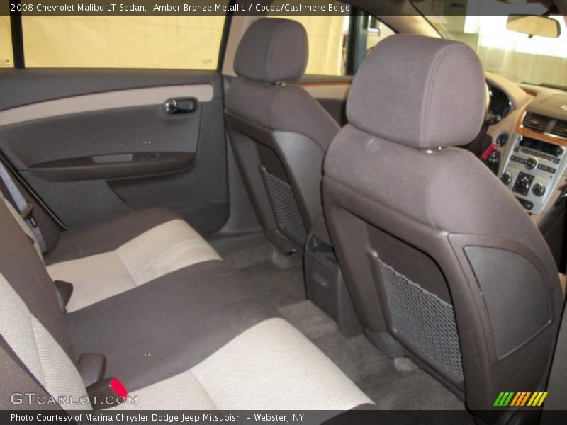 Amber Bronze Metallic / Cocoa/Cashmere Beige 2008 Chevrolet Malibu LT Sedan