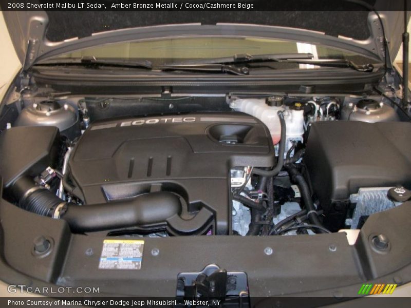 Amber Bronze Metallic / Cocoa/Cashmere Beige 2008 Chevrolet Malibu LT Sedan