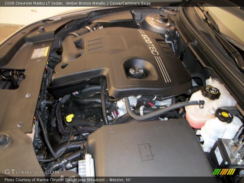 Amber Bronze Metallic / Cocoa/Cashmere Beige 2008 Chevrolet Malibu LT Sedan