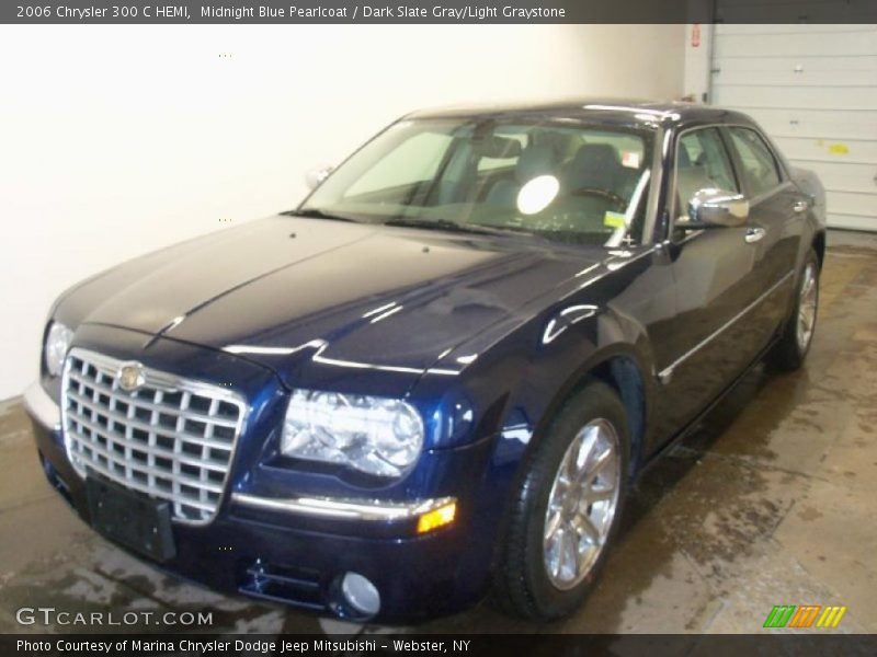 Midnight Blue Pearlcoat / Dark Slate Gray/Light Graystone 2006 Chrysler 300 C HEMI