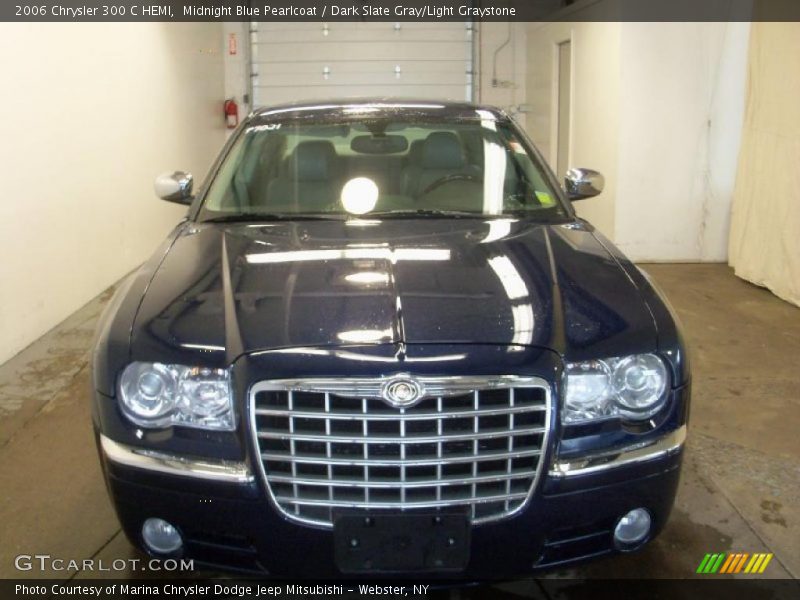 Midnight Blue Pearlcoat / Dark Slate Gray/Light Graystone 2006 Chrysler 300 C HEMI