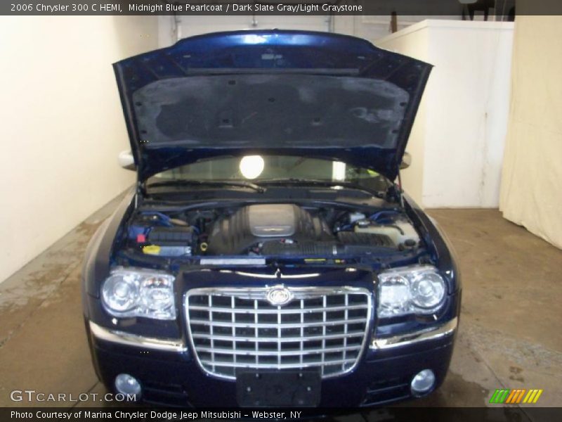 Midnight Blue Pearlcoat / Dark Slate Gray/Light Graystone 2006 Chrysler 300 C HEMI