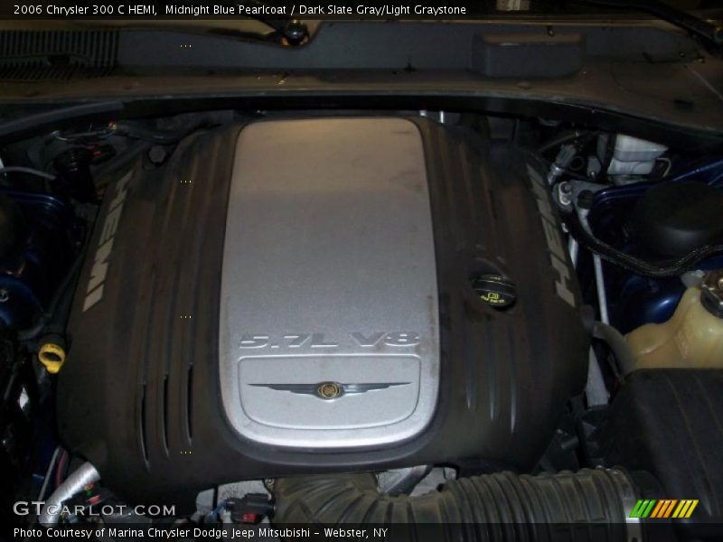 Midnight Blue Pearlcoat / Dark Slate Gray/Light Graystone 2006 Chrysler 300 C HEMI