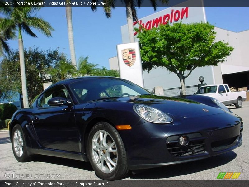 Atlas Grey Metallic / Stone Grey 2007 Porsche Cayman