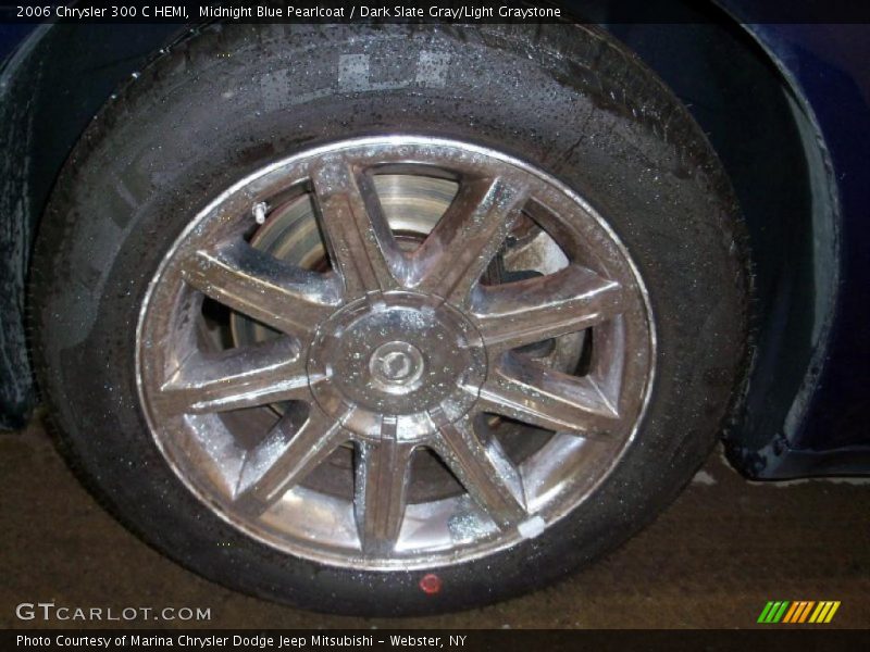 Midnight Blue Pearlcoat / Dark Slate Gray/Light Graystone 2006 Chrysler 300 C HEMI