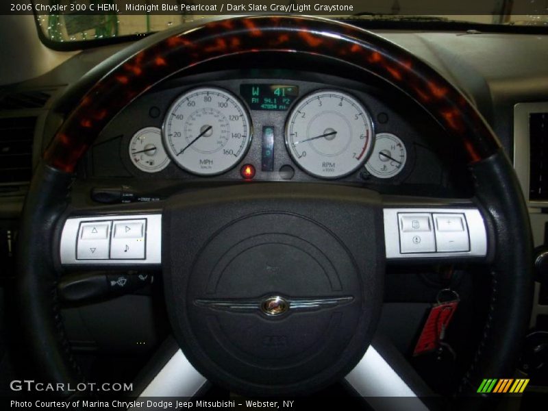 Midnight Blue Pearlcoat / Dark Slate Gray/Light Graystone 2006 Chrysler 300 C HEMI
