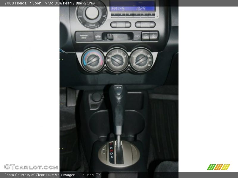 Vivid Blue Pearl / Black/Grey 2008 Honda Fit Sport