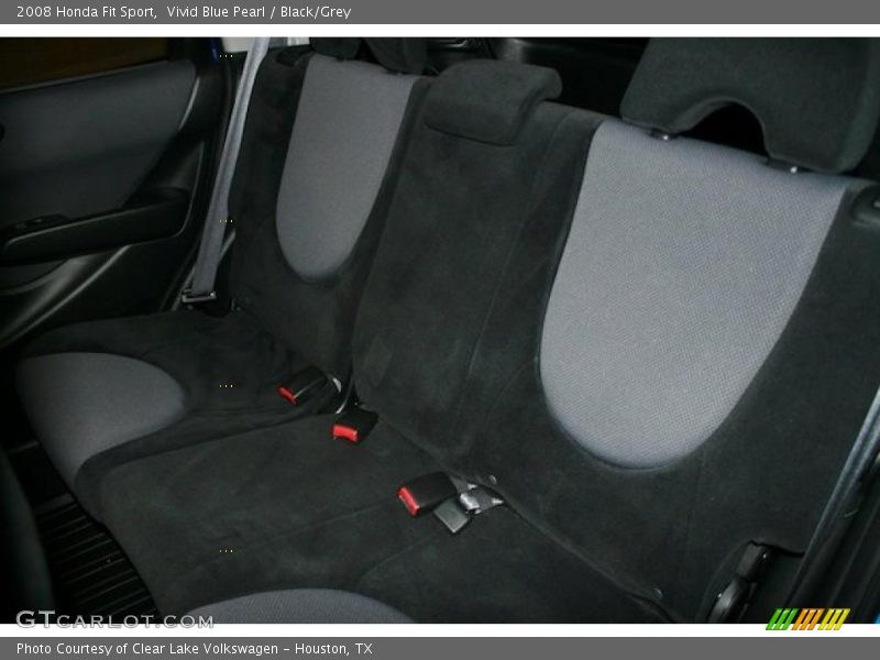 Vivid Blue Pearl / Black/Grey 2008 Honda Fit Sport
