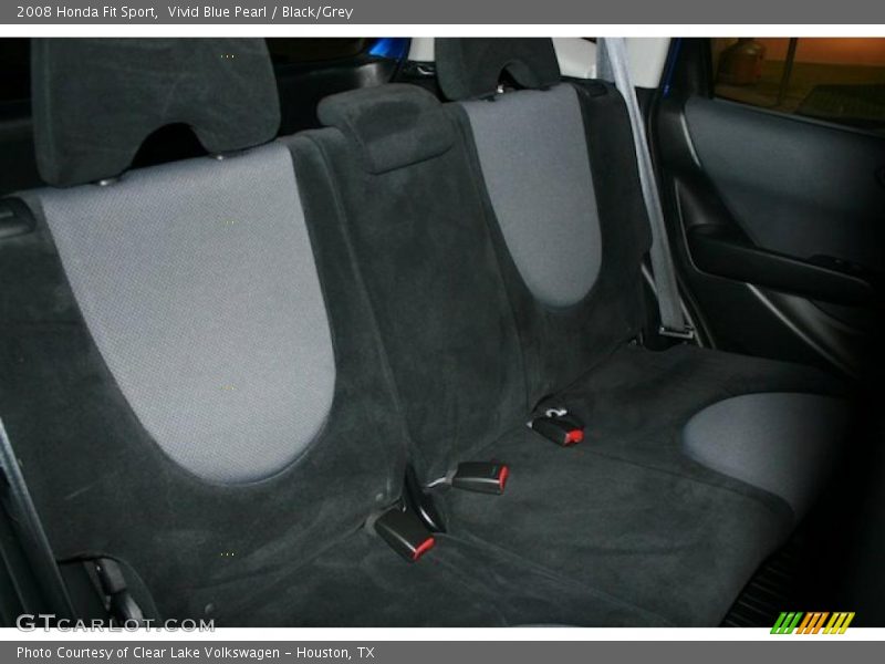 Vivid Blue Pearl / Black/Grey 2008 Honda Fit Sport