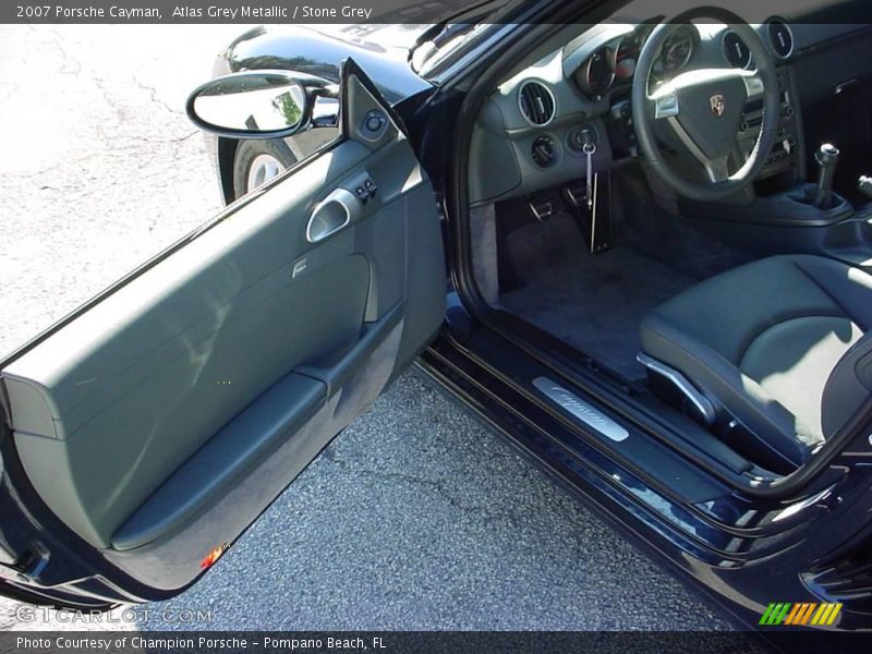 Atlas Grey Metallic / Stone Grey 2007 Porsche Cayman