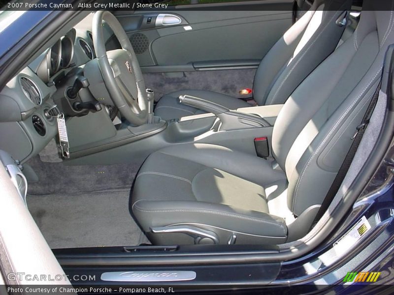 Atlas Grey Metallic / Stone Grey 2007 Porsche Cayman