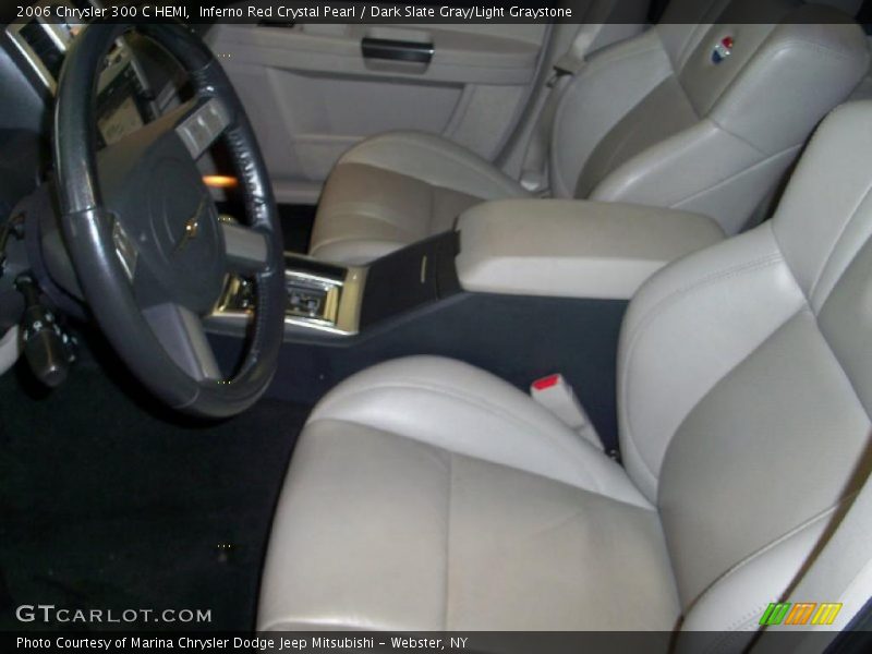 Inferno Red Crystal Pearl / Dark Slate Gray/Light Graystone 2006 Chrysler 300 C HEMI
