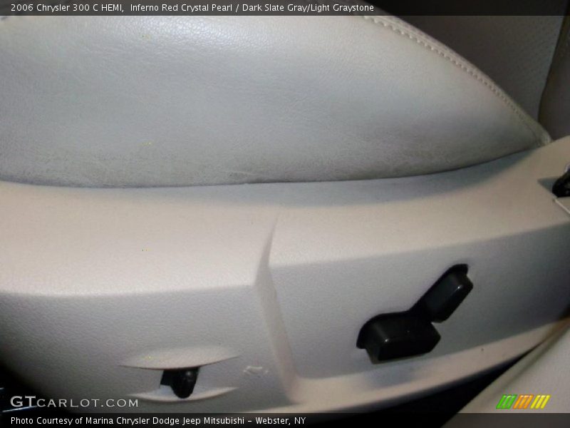 Inferno Red Crystal Pearl / Dark Slate Gray/Light Graystone 2006 Chrysler 300 C HEMI