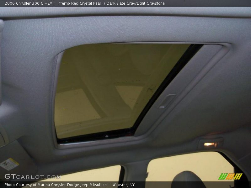 Inferno Red Crystal Pearl / Dark Slate Gray/Light Graystone 2006 Chrysler 300 C HEMI