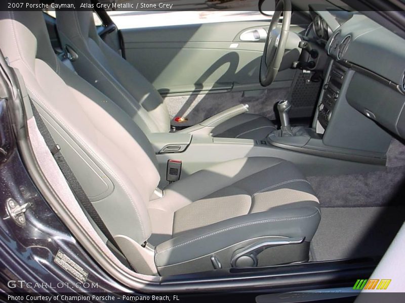Atlas Grey Metallic / Stone Grey 2007 Porsche Cayman