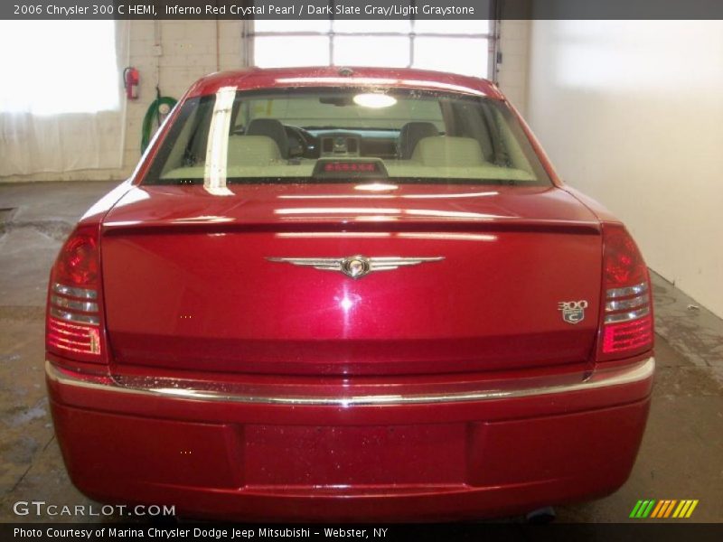 Inferno Red Crystal Pearl / Dark Slate Gray/Light Graystone 2006 Chrysler 300 C HEMI
