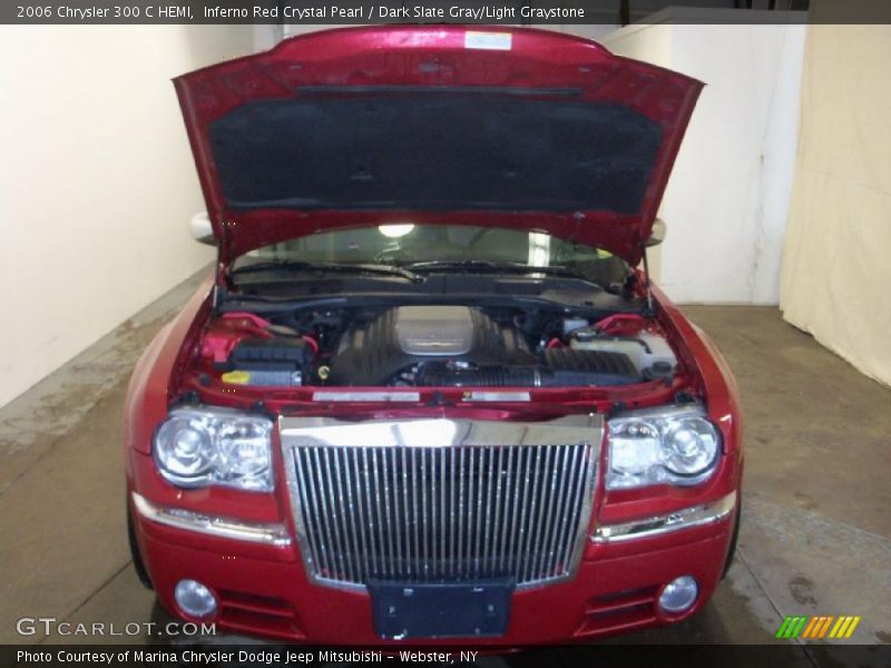 Inferno Red Crystal Pearl / Dark Slate Gray/Light Graystone 2006 Chrysler 300 C HEMI