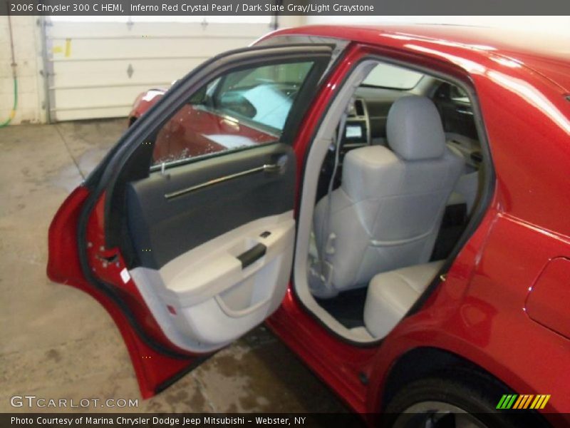 Inferno Red Crystal Pearl / Dark Slate Gray/Light Graystone 2006 Chrysler 300 C HEMI