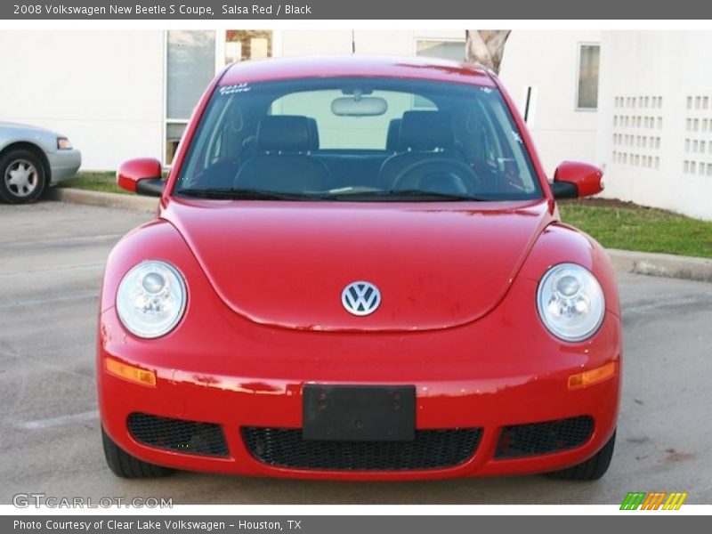 Salsa Red / Black 2008 Volkswagen New Beetle S Coupe