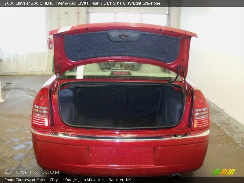 Inferno Red Crystal Pearl / Dark Slate Gray/Light Graystone 2006 Chrysler 300 C HEMI