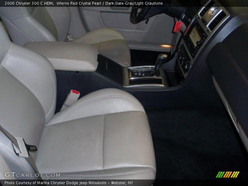 Inferno Red Crystal Pearl / Dark Slate Gray/Light Graystone 2006 Chrysler 300 C HEMI