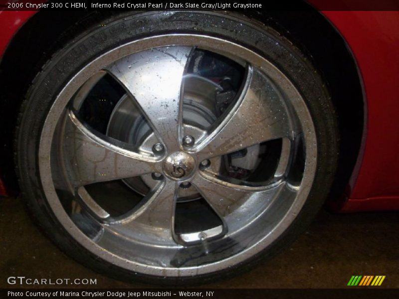 Inferno Red Crystal Pearl / Dark Slate Gray/Light Graystone 2006 Chrysler 300 C HEMI
