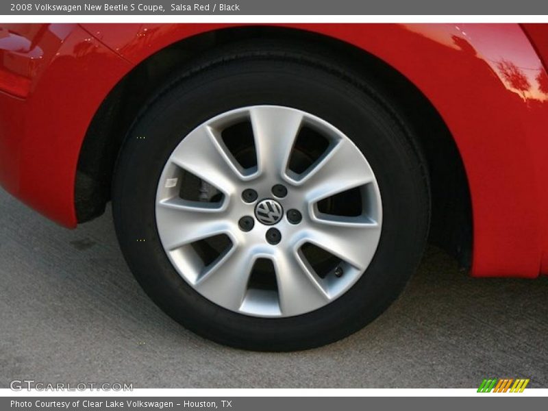 Salsa Red / Black 2008 Volkswagen New Beetle S Coupe