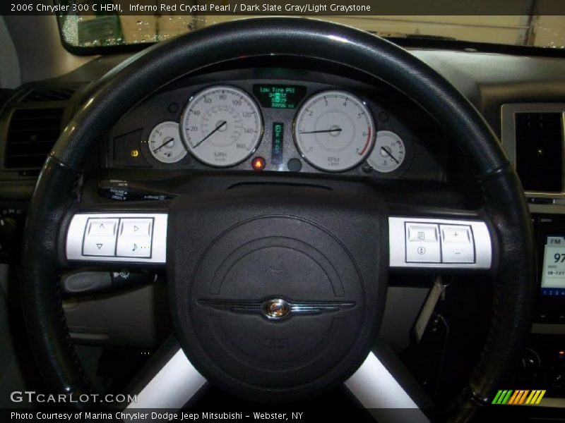 Inferno Red Crystal Pearl / Dark Slate Gray/Light Graystone 2006 Chrysler 300 C HEMI