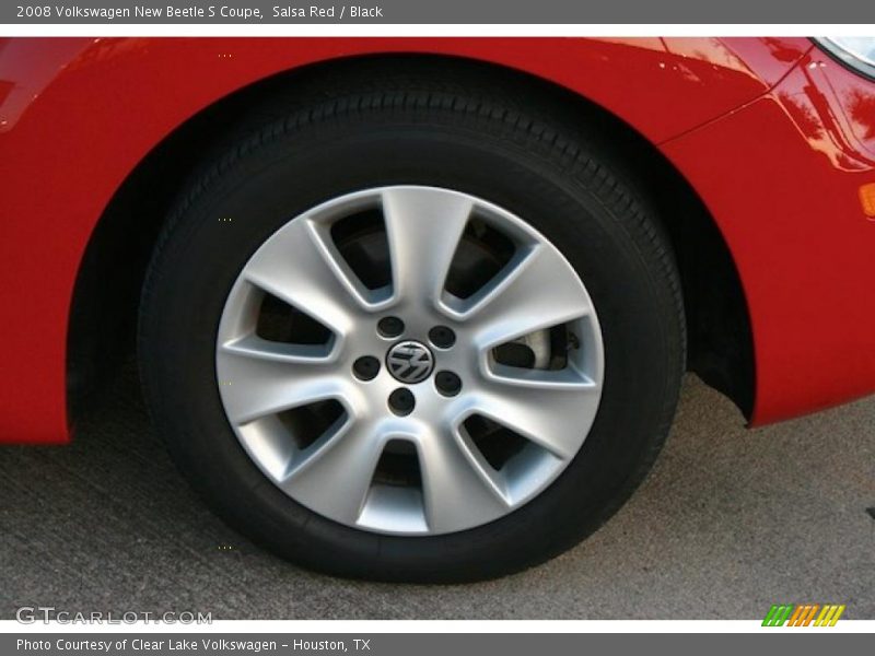 Salsa Red / Black 2008 Volkswagen New Beetle S Coupe