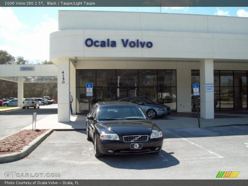 Black / Taupe/Light Taupe 2006 Volvo S80 2.5T