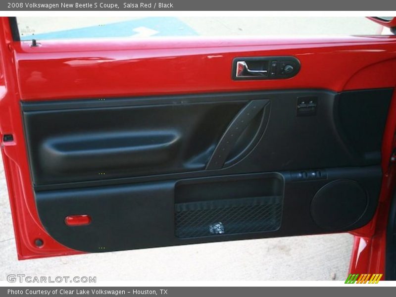 Salsa Red / Black 2008 Volkswagen New Beetle S Coupe