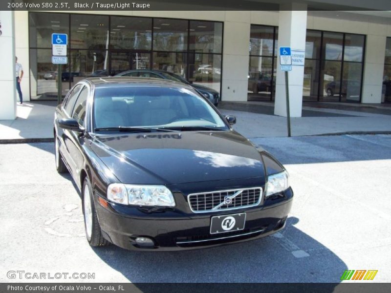 Black / Taupe/Light Taupe 2006 Volvo S80 2.5T