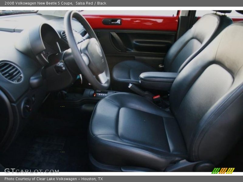 Salsa Red / Black 2008 Volkswagen New Beetle S Coupe