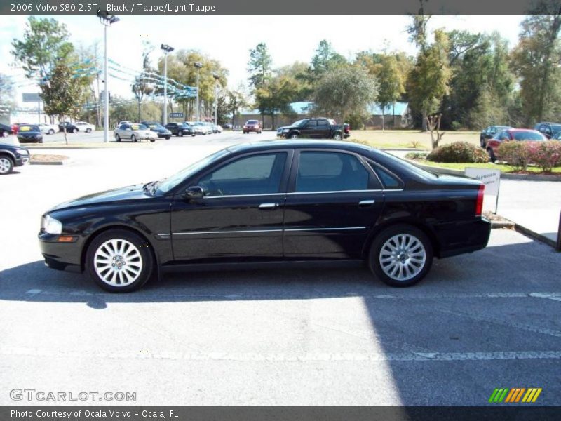 Black / Taupe/Light Taupe 2006 Volvo S80 2.5T