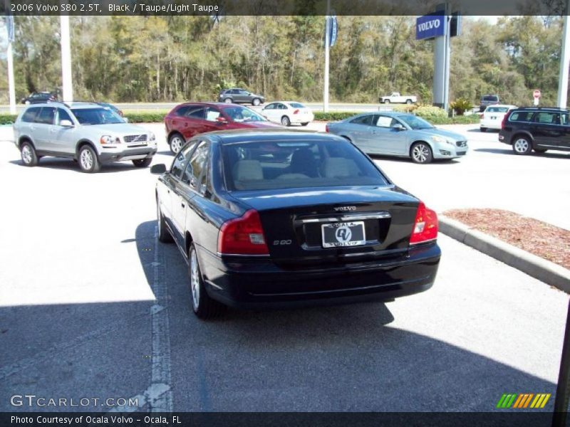 Black / Taupe/Light Taupe 2006 Volvo S80 2.5T