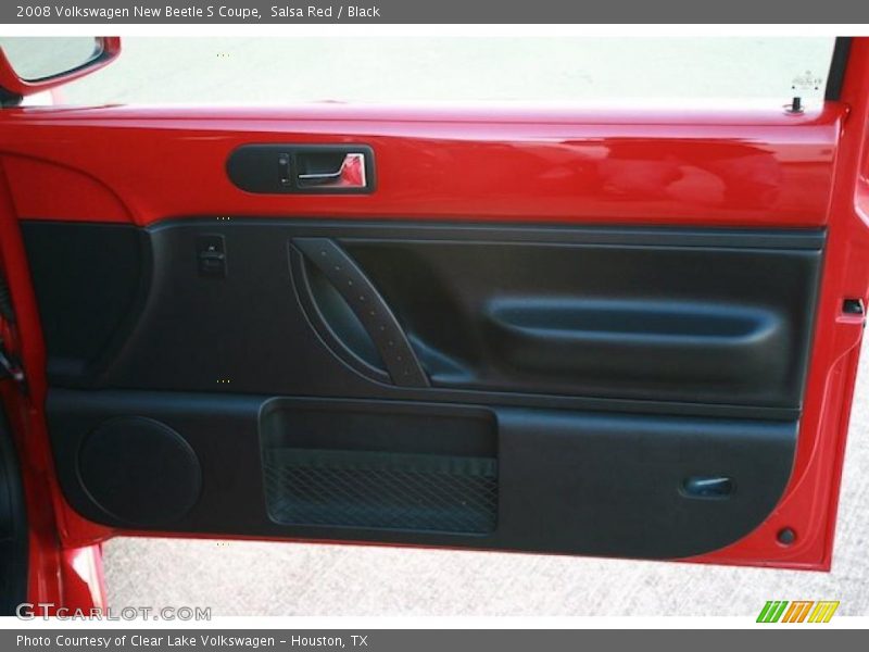 Salsa Red / Black 2008 Volkswagen New Beetle S Coupe