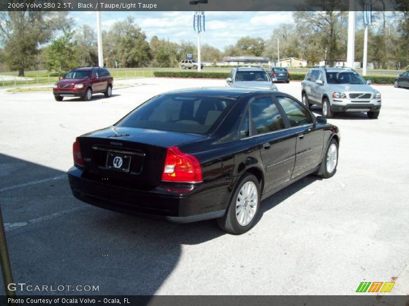 Black / Taupe/Light Taupe 2006 Volvo S80 2.5T